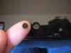 (2)Rubber pad with dab of glue over screw head.JPG